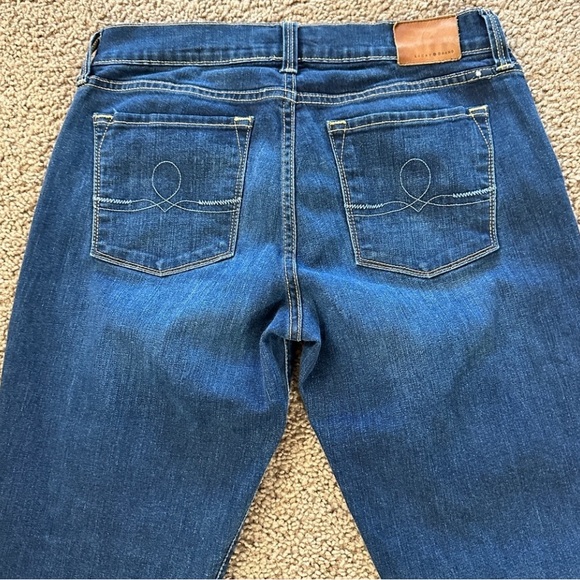 Lucky Brand Women's Sofia Skinny Mid Rise Dark Blue Jeans sz 8/29R - Picture 8 of 9